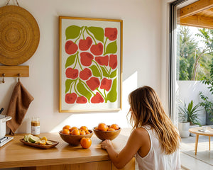 Cherry Garden Kitchen Plakat - 21 x 29.7 cm - Nellastore