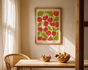 Cherry Garden Kitchen Plakat - 21 x 29.7 cm - Nellastore