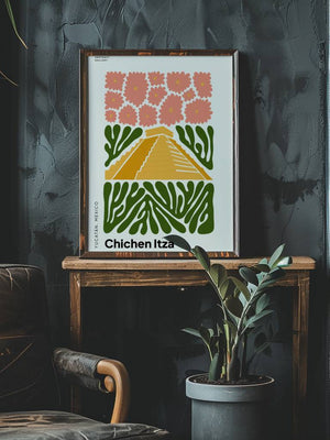 Chichen Itza Garden Plakat - 21 x 29.7 cm - Nellastore