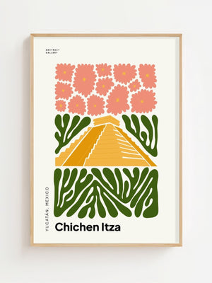 Chichen Itza Garden Plakat - 21 x 29.7 cm - Nellastore