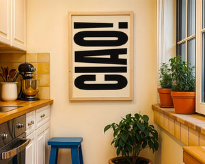 Ciao Plakat - 21 x 29.7 cm (A4) - Nellastore
