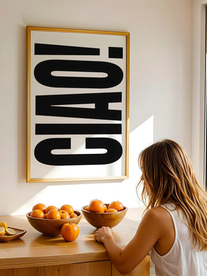 Ciao Plakat - 21 x 29.7 cm (A4) - Nellastore