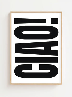 Ciao Plakat - 21 x 29.7 cm (A4) - Nellastore