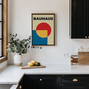 Circle Block Bauhaus Plakat - 21 x 29.7 cm - Nellastore