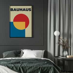 Circle Block Bauhaus Plakat - 21 x 29.7 cm - Nellastore
