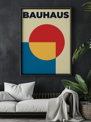 Circle Block Bauhaus Plakat - 21 x 29.7 cm - Nellastore