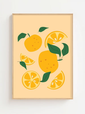 Citrus Grove Plakat - 21 x 29.7 cm - Nellastore
