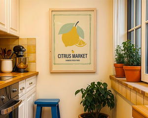 Citrus Market Plakat - 21 x 29.7 cm - Nellastore