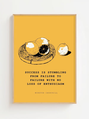 Citrus Wisdom Plakat - 21 x 29.7 cm - Nellastore