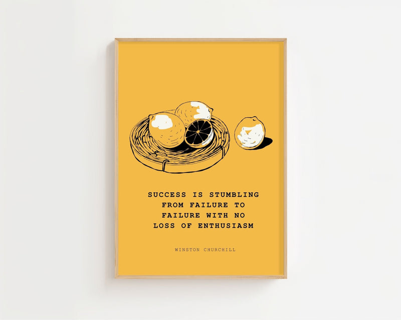 Citrus Wisdom Plakat - 21 x 29.7 cm - Nellastore