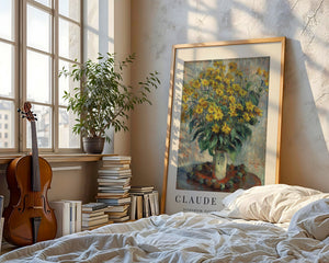 Claude Monet - Jerusalem Artichoke Flowers Plakat II - 21 x 29.7 cm - Nellastore