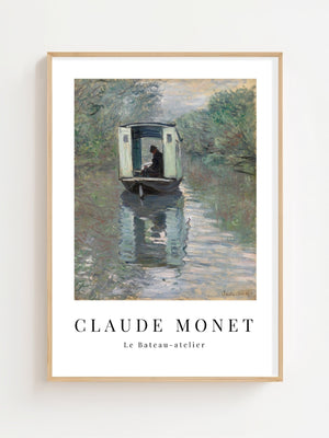 Claude Monet - Le Bateau - atelier II Plakat - 21 x 29.7 cm (A4) - Nellastore