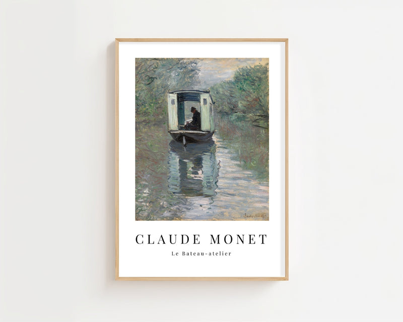 Claude Monet - Le Bateau - atelier II Plakat - 21 x 29.7 cm (A4) - Nellastore