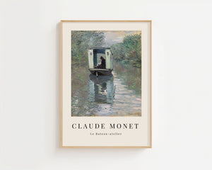 Claude Monet - Le Bateau - atelier Plakat - 21 x 29.7 cm - Nellastore
