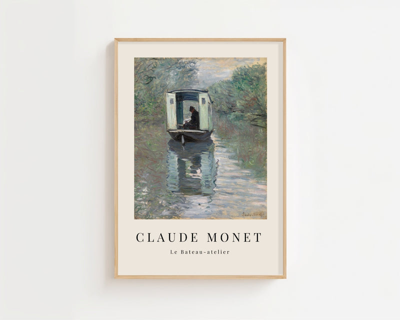Claude Monet - Le Bateau - atelier Plakat - 21 x 29.7 cm - Nellastore