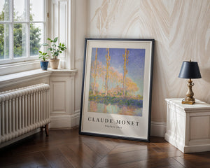 Claude Monet - Poplars Plakat - 21 x 29.7 cm (A4) - Nellastore