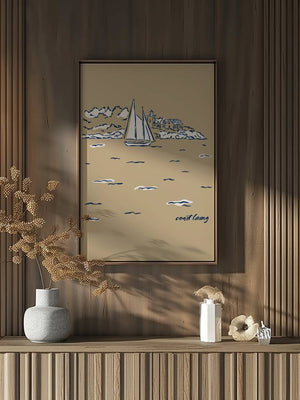 Coast Harbor Plakat - 21 x 29.7 cm - Nellastore