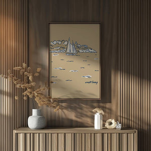 Coast Harbor Plakat - 21 x 29.7 cm - Nellastore