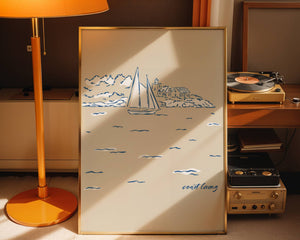 Coast Harbor Plakat - 21 x 29.7 cm - Nellastore