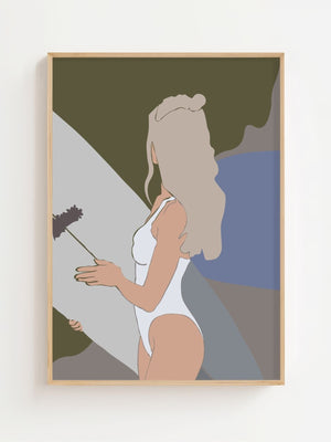 Coastal Lavender Muse Plakat - 21 x 29.7 cm (A4) - Nellastore