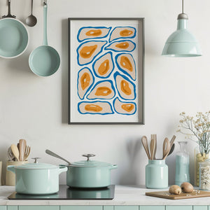Coastal Oyster Plakat - 21 x 29.7 cm - Nellastore