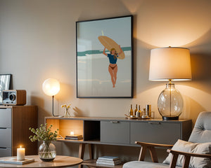 Coastal Run Surf Plakat - 21 x 29.7 cm (A4) - Nellastore