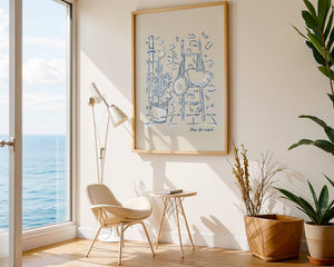Coastal Simplicity Plakat - 21 x 29.7 cm - Nellastore