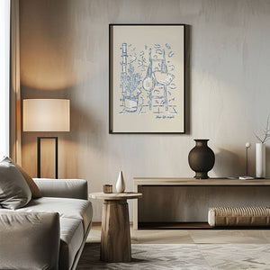 Coastal Simplicity Plakat - 21 x 29.7 cm - Nellastore