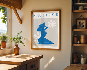 Cobalt Muse Matisse Plakat - 21 x 29.7 cm - Nellastore