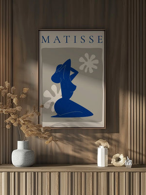 Cobalt Muse Matisse Plakat - 21 x 29.7 cm - Nellastore