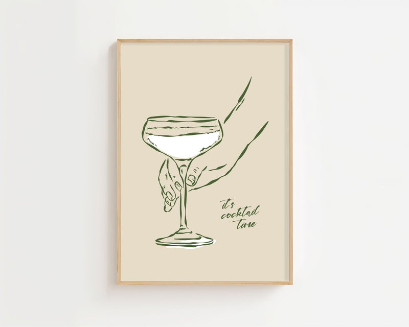 Cocktail Time II Plakat - 21 x 29.7 cm (A4) - Nellastore