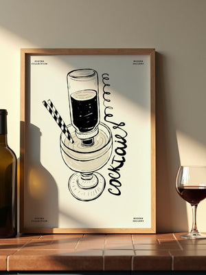 Cocktail Time Plakat - 21 x 29.7 cm - Nellastore