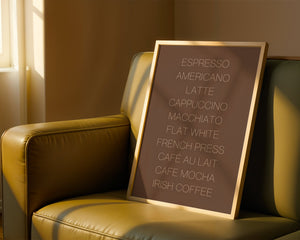 Coffee Board Plakat - 21 x 29.7 cm (A4) - Nellastore