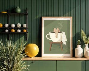 Coffee Cup Escape Plakat - 21 x 29.7 cm (A4) - Nellastore