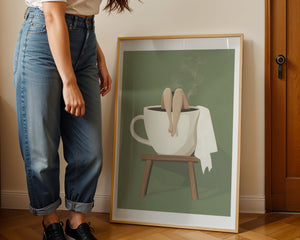 Coffee Cup Escape Plakat - 21 x 29.7 cm (A4) - Nellastore