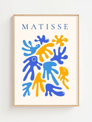 Color Reef Matisse Plakat - 21 x 29.7 cm - Nellastore