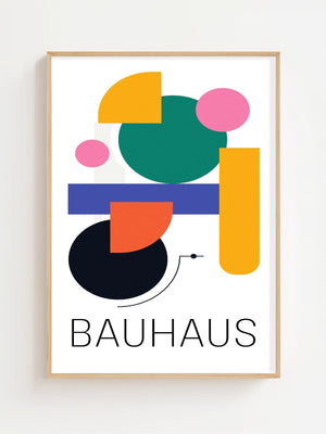 Colour Stack Bauhaus Plakat - 21 x 29.7 cm - Nellastore