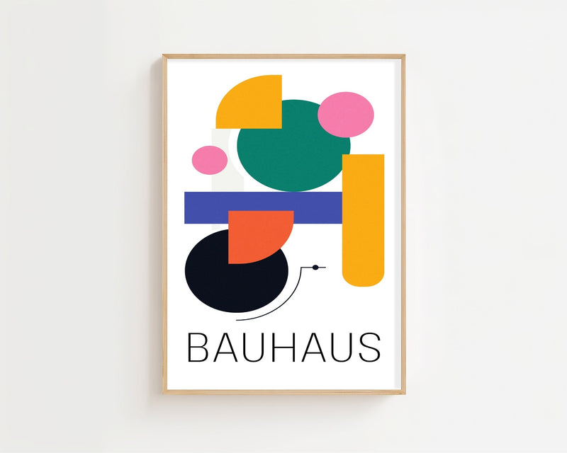 Colour Stack Bauhaus Plakat - 21 x 29.7 cm - Nellastore