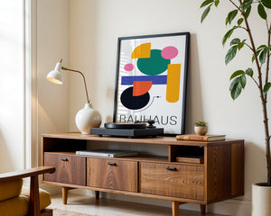 Colour Stack Bauhaus Plakat - 21 x 29.7 cm - Nellastore