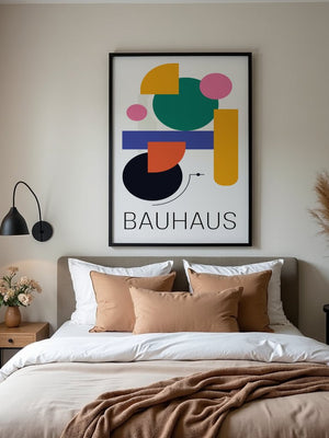 Colour Stack Bauhaus Plakat - 21 x 29.7 cm - Nellastore