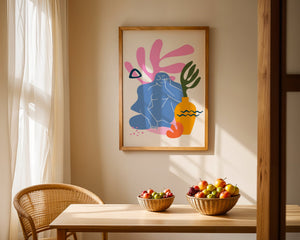 Contour Muse Matisse Plakat - 21 x 29.7 cm - Nellastore