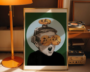 Cookie Man Plakat - 21 x 29.7 cm (A4) - Nellastore