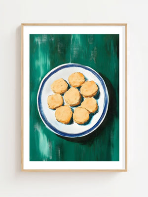 Cookies On A Plate Plakat - 21 x 29.7 cm (A4) - Nellastore
