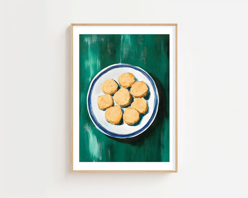 Cookies On A Plate Plakat - 21 x 29.7 cm (A4) - Nellastore