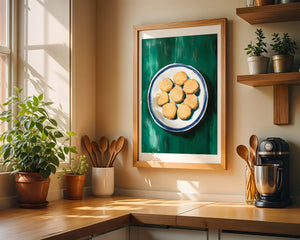 Cookies On A Plate Plakat - 21 x 29.7 cm (A4) - Nellastore