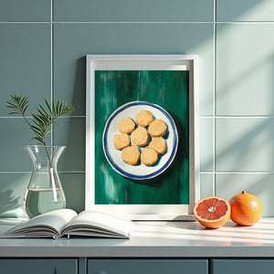 Cookies On A Plate Plakat - 21 x 29.7 cm (A4) - Nellastore