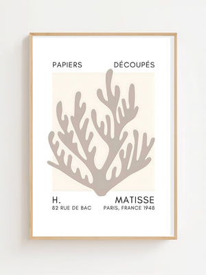 Coral Branch Plakat - 21 x 29.7 cm (A4) - Nellastore