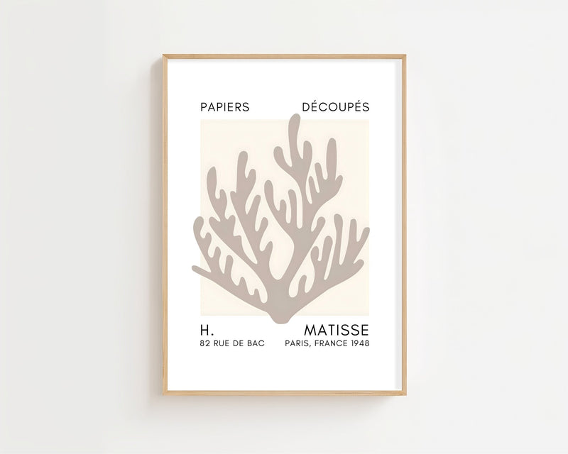 Coral Branch Plakat - 21 x 29.7 cm (A4) - Nellastore