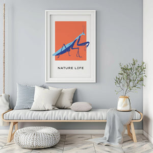 Coral Mantis Plakat - 21 x 29.7 cm (A4) - Nellastore