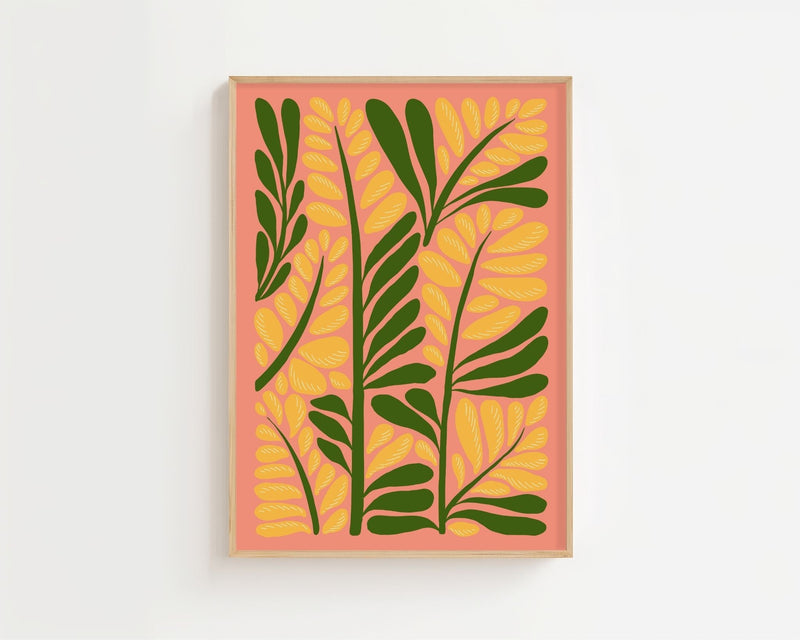 Coral Meadow Plakat - 21 x 29.7 cm - Nellastore